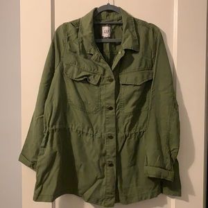Gap Olive Green Light Jacket/Shirt